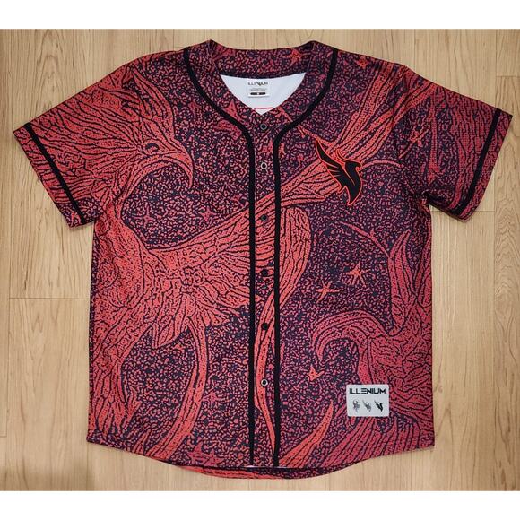 ILLENIUM 2023 Tour Baseball Style Jersey Sz 2XL EDM Concert Merch Shirt - Picture 2 of 10